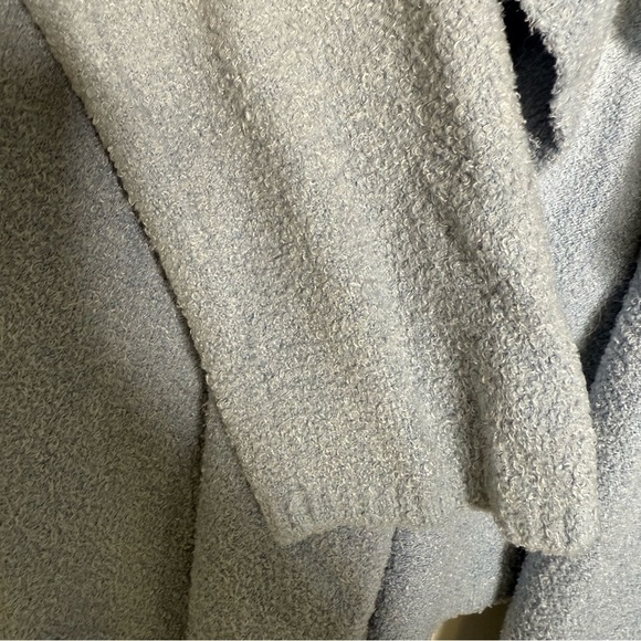 Barefoot Dreams Cozy Gradient Open Front Cardigan Sweater White Blue Small Med - Picture 5 of 7